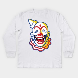 Vintage Circus Clown Kids Long Sleeve T-Shirt